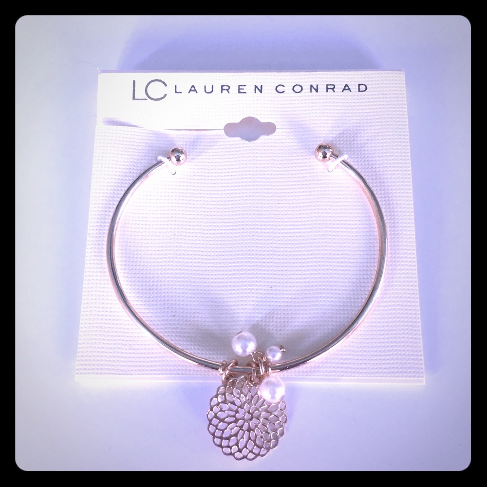 Lauren Conrad Goldtone Open Cuff Bracelet